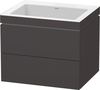 Duravit Duravit L-cube Conjunto Encolado A Pared, 2 Cajones, Sin