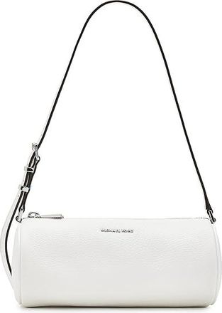 Michael Kors Izzy Small Barrel Pouchette Shoulder Womens Handbags Optic White : SM, Polyester