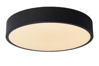 Lucide L&aacute;mpara de techo de acr&iacute;lico con 1 led integrado, negro