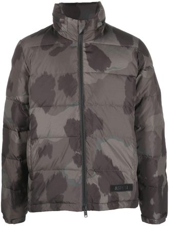 Aspesi camouflage-print padded jacket - Grey