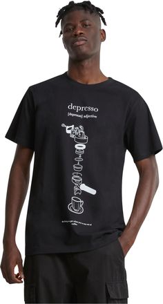 Mister Tee Mens Depresso Tee T-Shirt, Black