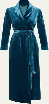 Natori Natalie Long Velvet Robe