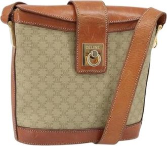 Celine Pre-owned Bucket Bags, female, Beige, Size: ONE SIZE Pre-owned Vintage Bucket Bag