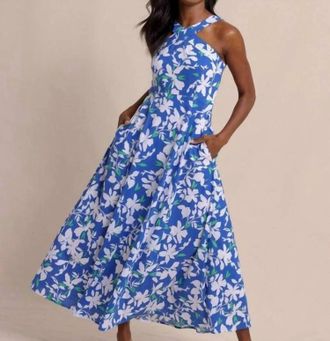 Southern Tide Anniston Blossom Bay Maxi Dress In Blue Lolite