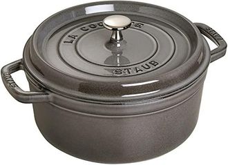 Staub Cocotte 12cm Round Graphite Grey, Cast Iron