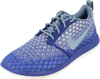 Nike Womens Roshe Two Flyknit 365 Running Trainers - Blue - Size UK 5