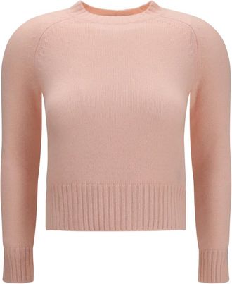 Acne Studios Jersey de Cuello Redondo de Cachemira - Knitwear - Mujer - Rosa - M