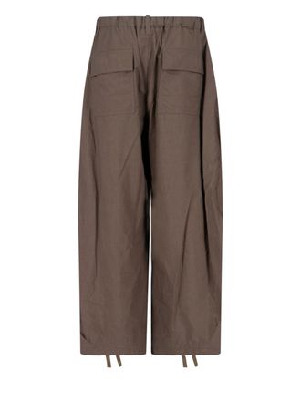 sacai Mens Trousers Beige Cotton