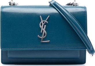 Saint Laurent Pre-owned Saint Laurent Mini Calfskin Monogram Sunset Wallet on Chain Ladies PAJGX7DHUKV6IPDM