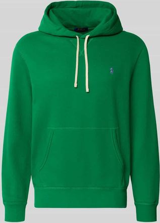 Polo Ralph Lauren Regular Fit Hoodie mit Logo-Stitching in Gruen, Größe XXL