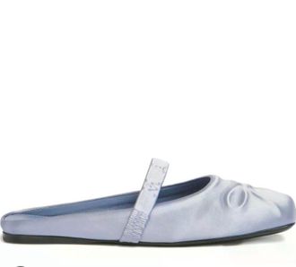 Marni Womens Sabot Slip On Flat In Cloud