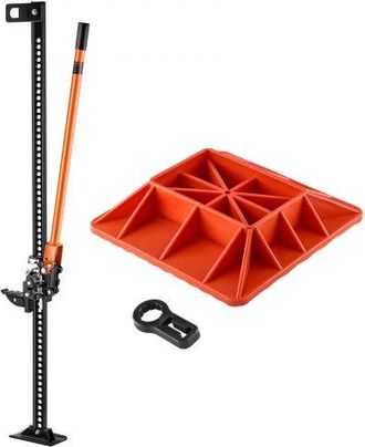 OEM Gato Agr&iacute;cola Con Base 153 Cm Con Elevaci&oacute;n Alta Y Trinquete Carga M&aacute;xima De 3,18 T Para Uso Todoterreno De Alta Resistencia Con Rango De Elevaci&oacute;n De