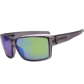Peppers Gambler Polarized Sunglasses Gray Green Diamond Mirror Polarized