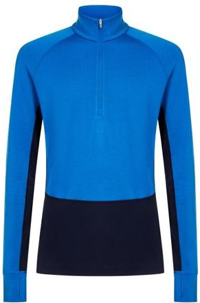 Icebreaker Merino 260 Zoneknit L/S Half Zip Merinounterw&auml;sche f&uuml;r Herren | blau