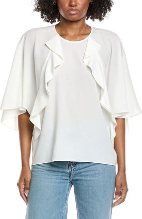 Frame Denim Ruffle Blouse