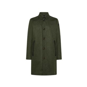 Roberto Ricci Design Abrigo Loden - Heren - Mantel - Groen - M - Jassen