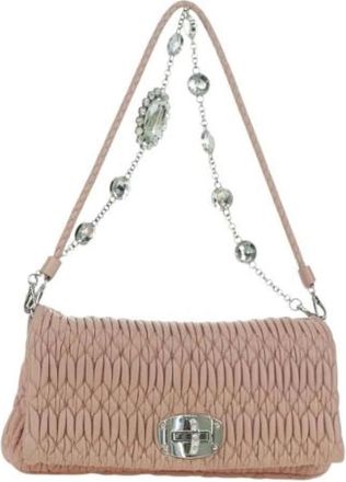 Miu Miu Borsa a spalla Pre-owned - - Pre-owned - Donna - Rosa - ONE SIZE