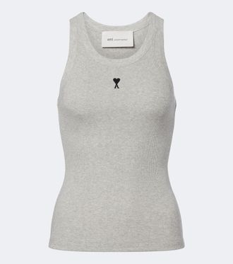 Ami Ami de Coeur cotton jersey tank top