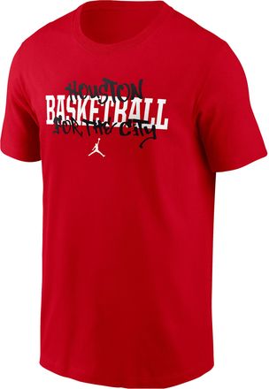 Nike Houston Cougars Nike Mens NCAA Cotton T-Shirt in Red | M11332P964UNHO-RED