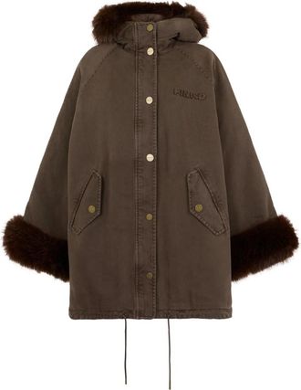 Pinko Coats - Dames - Parka Jassen - Bruin - M - Jassen