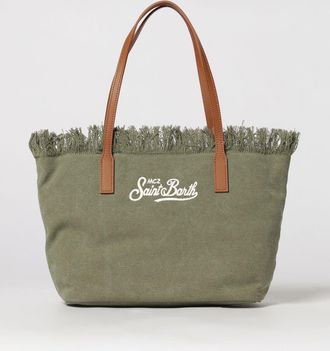 MC2 Saint Barth Borsa in cotone con logo ricamato