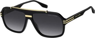 Marc Jacobs Authentieke stijlvolle zonnebril van premium kwaliteit - Heren - Zonnebrillen - Zwart - 60 MM - Accessoires