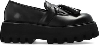 Alexander McQueen Sofa Loafer - Heren - Loafers - Zwart - 42 EU - Leer - Schoenen