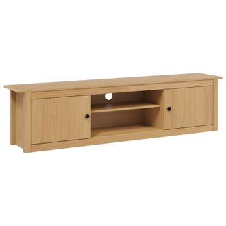 vidaXL Soporte Para Tv Hill Marr&oacute;n Miel 158 X 40 X 39.5 Cm Pino Macizo Vidaxl