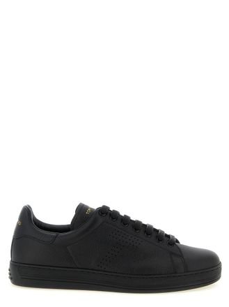 Tom Ford Black Lace Up Sneakers