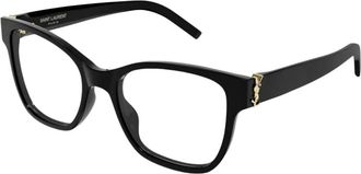 Saint Laurent M158 Glasses - Dames - Brillen - Zwart - 52 MM - Accessoires