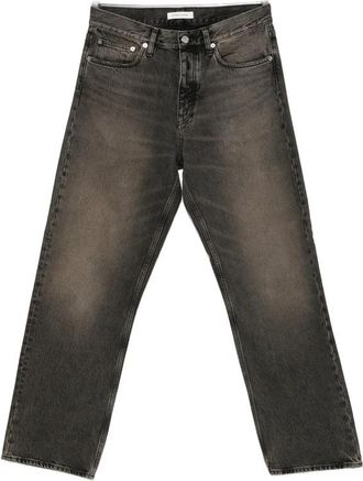 Sunflower Faded-effect Loose-leg Jeans