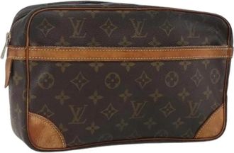 Louis Vuitton Pre-owned Vintage Clutch - Dames - Vintage Clutch - Bruin - ONE Size - Vintage