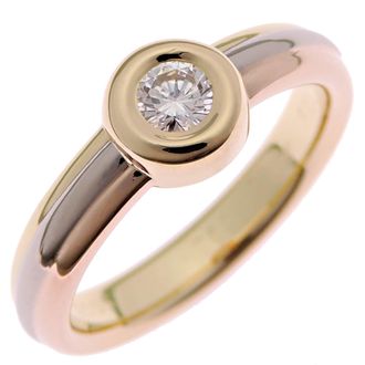 Cartier Gold Silver Pink Gold Yellow Gold (18K) Pink Gold (18K) White Gold (18K) Band Ring (Pre-Owned)