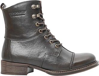 Ten Points Pandora Lace Boots Tanned Leather Freizeitstiefel f&uuml;r Damen | grau