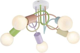 Rabalux Plafoniera dkl italia linett multicolore 5xe27 - drx6340