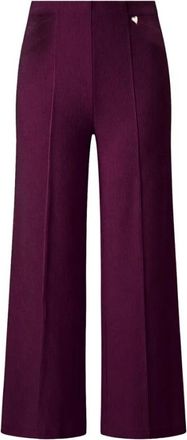 Am&eacute;lie & Am&eacute;lie Londerwel Broek - Dames - Wijde Broeken - Rood - M - Broeken