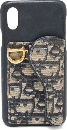 Dior Cover per iPhone X con motivo Oblique - Blu