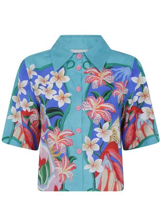 Farm Rio Shirt Short Sleeve Garden Of Life