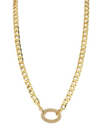 Glaze Jewelry 18K Plated Cz Bold Necklace