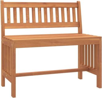 vidaXL Garden Bench 80 cm Solid Wood Eucalyptus vidaXL