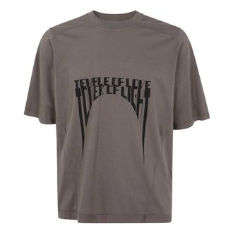 Rick Owens Heren, Tops, Grijs, Maat: ONE Size Katoen