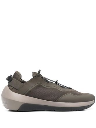 Emporio Armani mesh sneakers - men - Rubber/Fabric/Polyurethane/Fabric - 10 - Green