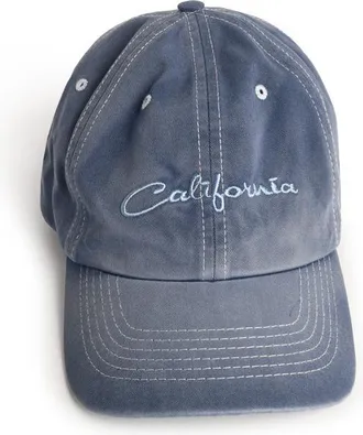 ERL Blaue Baumwollkappe California von Erl