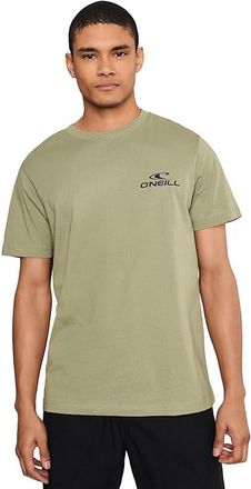 O'Neill Lineup Classic Short Sleeve T-Shirts Mens T Shirt Oil Green : 2XL, Cotton