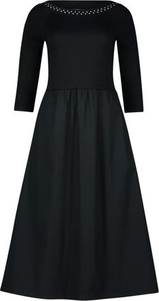 Zero Dames, Jurken, Zwart, Maat: M Poliester