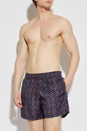 Etro Swim Shorts, Mens, Navy Blue