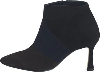 L'Arianna 3-Kleur Su&egrave;de Enkellaars - Dames - Laarzen met Hak - Veelkleurig - 41 EU - Su&egrave;de - Schoenen