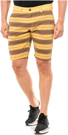 La Martina Bruine Bermuda Shorts - Heren - Korte Broeken - Bruin - W34 - Katoen - Korte Broeken