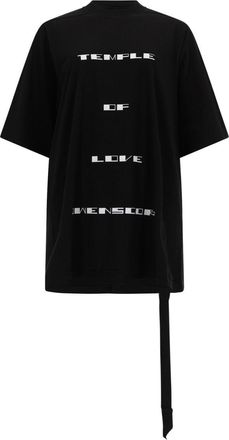 Rick Owens Jumbo Ss Cotton T-Shirt