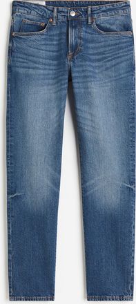 H&M Straight Regular Jeans - Blue